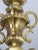 Metal Brass Chandelier and Wall Light, 1900, Set of 2 For Sale - Image 7 of 15