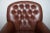 Brown Leather Chesterfield Captain's Armchair For Sale - Image 5 of 14