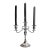 Vintage International Silver Company “Countess” Pattern Silver-Plated 3-Arm Candelabra For Sale