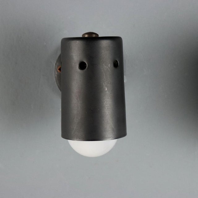 Adjustable Black Metal Lamps, 1960s, Set of 4 For Sale - Image 3 of 6