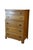 Mid-Century Modern T.F.I. Mid Century American Colonial Style Maple Tallboy Dresser Chest of Drawers For Sale - Image 3 of 18