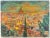 1970s Sirio Pellegrini, View of Rome from Gianicolo, Oil Painting, 1970 For Sale - Image 5 of 5