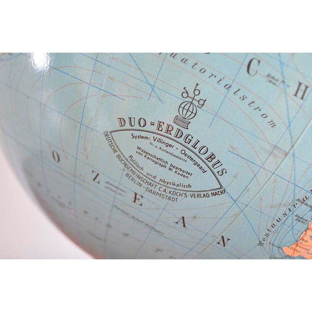Streamline Globe from C.A. Kochs Publishing House, 1960s For Sale - Image 16 of 18