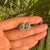 Vintage Inspired 1.8 Ct Natural Marquise Emerald & Diamond Stud Earrings 2 Pieces For Sale - Image 4 of 12