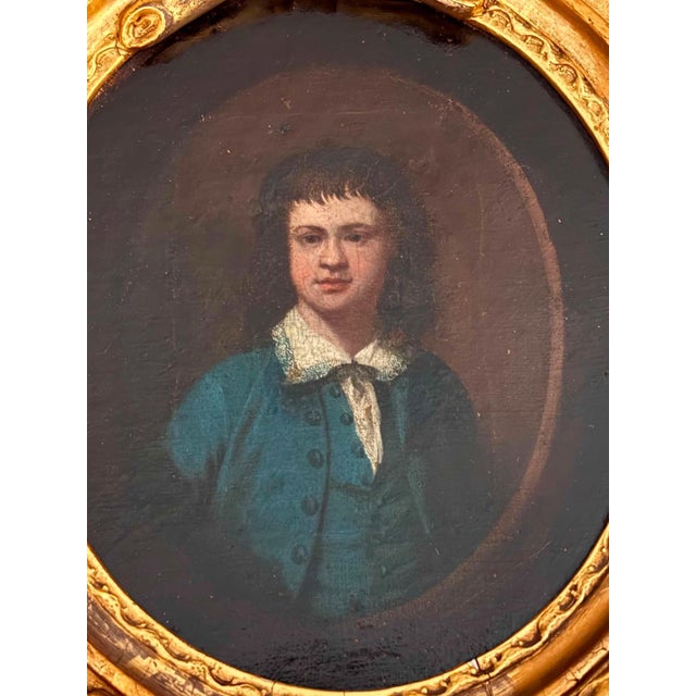 French Louis XV Artist, Portrait, 1800s, Oil Painting, Framed For Sale - Image 13 of 16