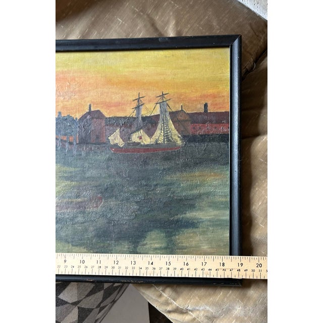 Mid Century Maritime Painting For Sale - Image 4 of 8