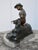 Bronze Heinrich W Hirschen Bronze Fishing Boy Antique Austrian Figure With Onyx Base For Sale - Image 8 of 17