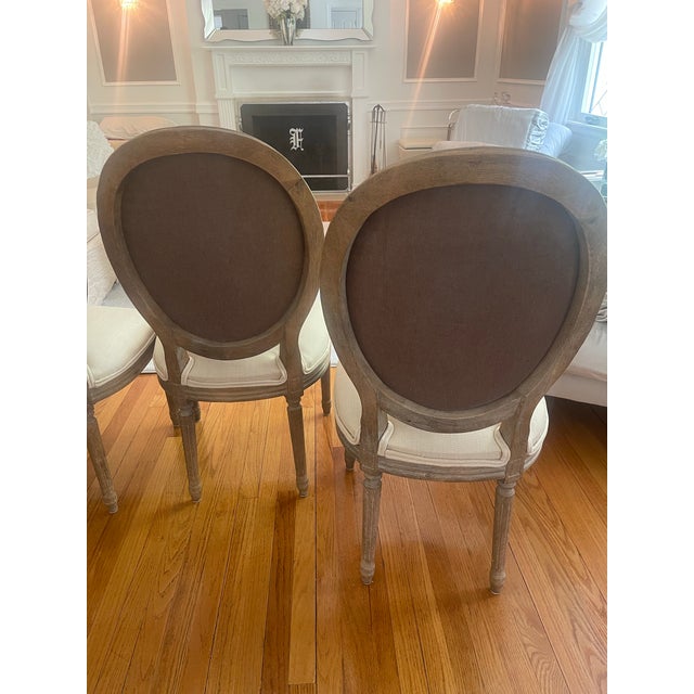 Set of 4 Restoration Hardware French Farmhouse Chairs For Sale - Image 10 of 12