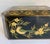 Late 20th Century Vintage Chinoiserie Faceted Black Lacquer Bird and Blossom Jewel Box For Sale - Image 5 of 12