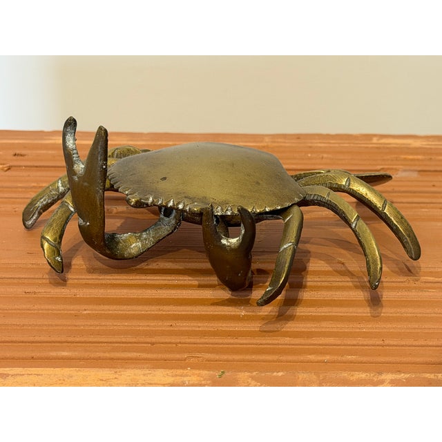 Mid-Century Bronze Crab Sculpture With Hinged Top, Brazil 1960s For Sale - Image 13 of 15