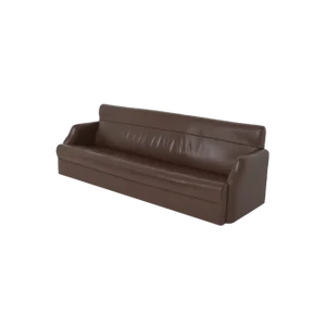 Large Farnese Sofa in Leather by Luigi Caccia Domination for Gavina, 1990s