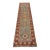 Kazak Runner 2’8” X 9’9” Gray Wool Tribal Hand-Knotted Oriental Rug For Sale