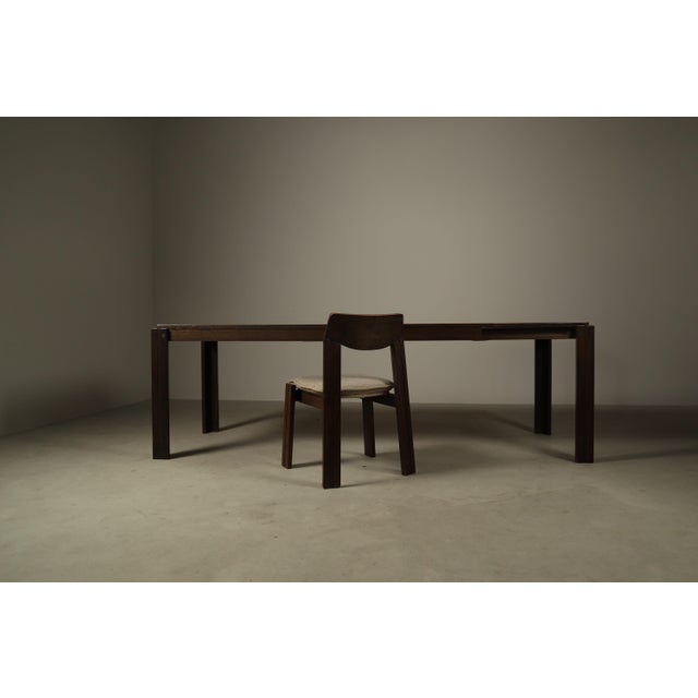 1970s Extendable Oak Dining Table by Azs Meubelen, Netherlands, 1970s For Sale - Image 5 of 16