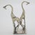 Vintage Italian Handmade Genuine Silver Modern Design Giraffes Figurine Miniature For Sale - Image 4 of 8