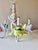 1990s 1990s Majolica and Tole Frog Chandelier Styled After Mackenzie Childs For Sale - Image 5 of 12