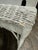 Vintage White Wicker Settee Loveseat For Sale - Image 9 of 11