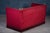 Vintage Red Velvet Knole Sofa with Floral Cushions, 1950s For Sale - Image 12 of 13
