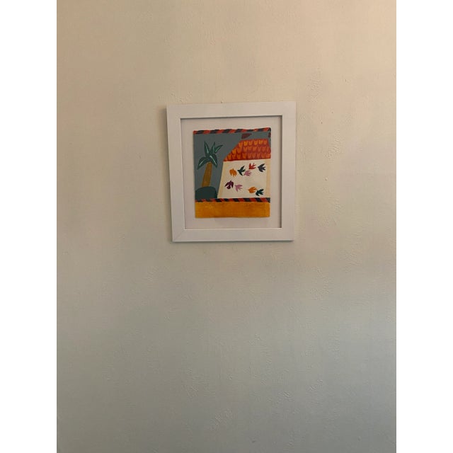 Original Carol Summers 'The Raja's Aviary' Woodcut Signed Print, Framed For Sale - Image 11 of 13