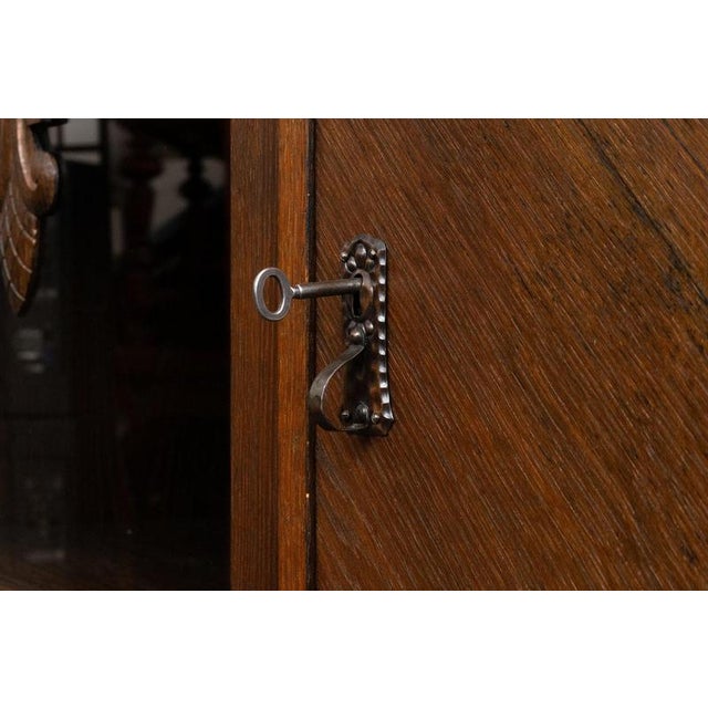Art Nouveau Sideboard in Oak, Late 20th Century For Sale - Image 17 of 18