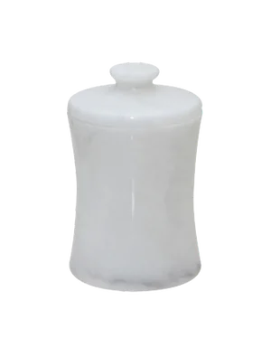 White Marble Canister