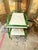 Aldo Tura Mid-Century Aldo Tura Style Rattan and Faux Malachite Bar Cart - Newly Painted For Sale - Image 4 of 11
