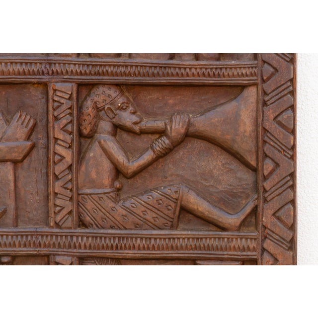 Early 20th Century Early 20th Century Carved Yoruba Palace Door For Sale - Image 5 of 8