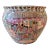 Mid 20th Century Hand Painted Chinoiserie Planter Vase Bowl For Sale