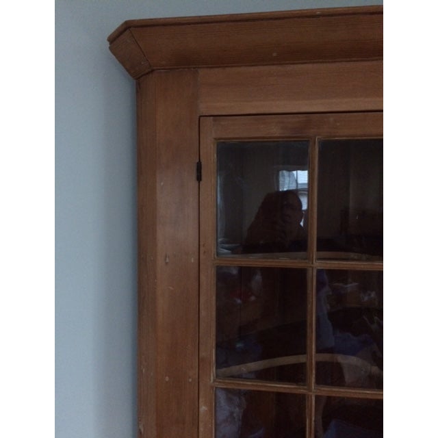 American Antique Pine Corner Cupboard For Sale In Charlotte - Image 6 of 10
