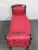 Louis XV Red Upholstered Carved Walnut Window Bench For Sale - Image 4 of 8
