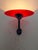 Postmodern Postmodern Wall Lamps in Red and Yellow Satin Glass with Black Lacquered Metal Structure, Italy, 1980, Set of 2 For Sale - Image 3 of 17