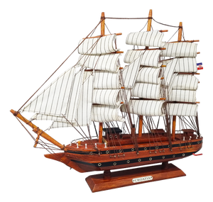 Vintage English Croatia Model Ship, 1970s