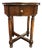 Jonathon Charles Woven Topped Side Table With One Drawer, Modern Reproduction of English Country Furniture For Sale