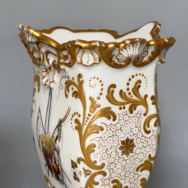 Porcelain Rococo Spill Vases from Jacob Petit, 1840, Set of 2 For Sale - Image 12 of 18