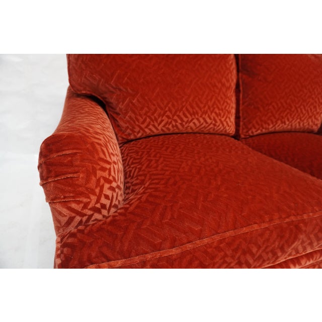 2010s Custom Upholstered Loveseat in Eclat Knoll Mohair For Sale - Image 5 of 10
