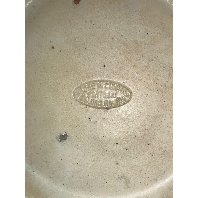 Late 19th Century Antique Portuguese Cunha Palissy Scalloped Rim Plate With Crabs and Shells For Sale - Image 5 of 8