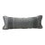 Textured Gray Bolster Pillow For Sale