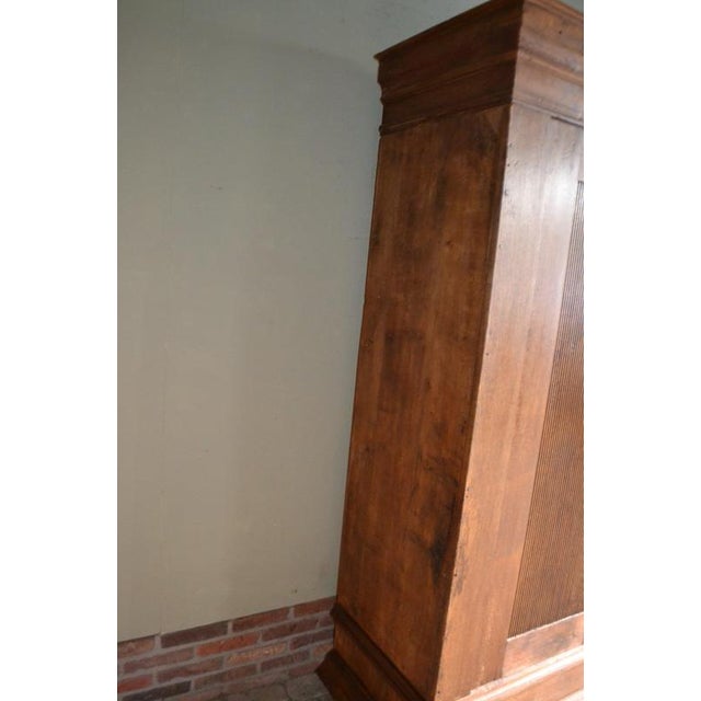Brown Antique German Oak Cabinet For Sale - Image 8 of 10