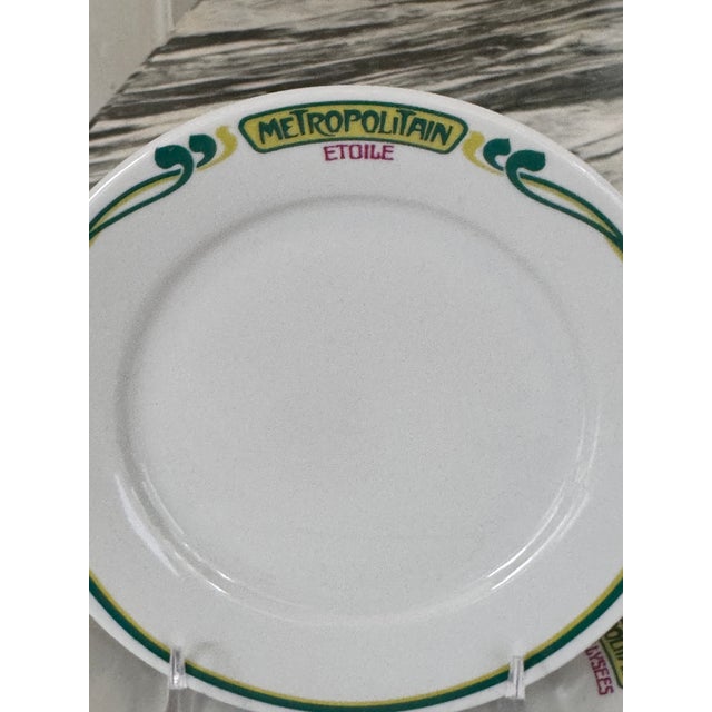 Ceramic Porcelain De Paris Dessert Plates - Set of 6 For Sale - Image 7 of 14