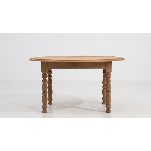 Mid 20th Century Oak Drop-Leaf Side Table For Sale - Image 12 of 13