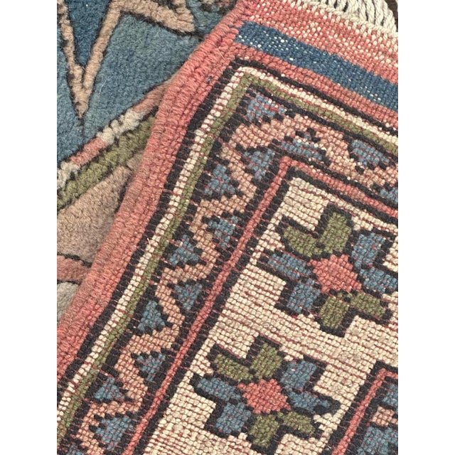 Mid-Century Turkish Square Kars Rug, 1960s For Sale - Image 12 of 13