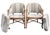 McGuire San Francisco Rattan & Cane Toboggan Dining Armchairs on Casters - Pair For Sale In Naples, FL - Image 6 of 12