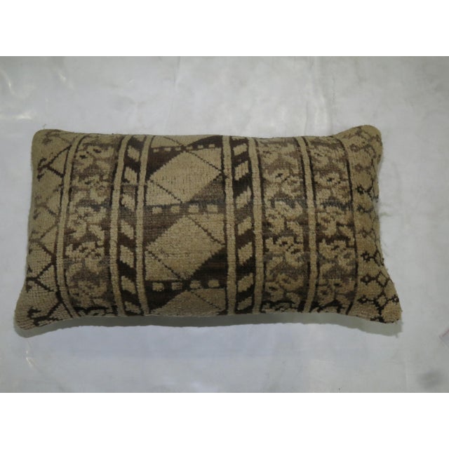 Tribal Antique Ersari Rug Bolster Pillow For Sale - Image 4 of 5