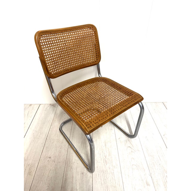Model B32 Cesca Chairs by Marcel Breuer for Thonet, 1970s, Set of 4 For Sale - Image 10 of 18
