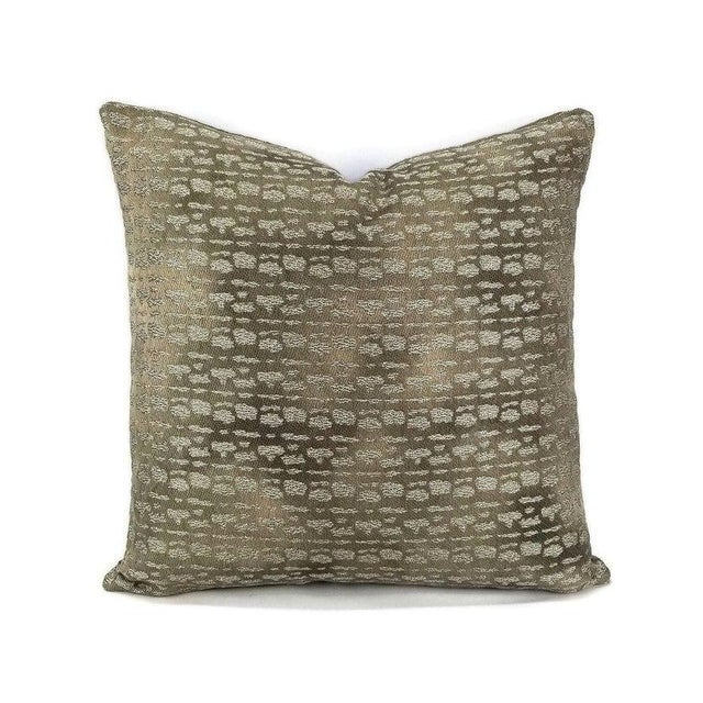 S. Harris Monday Muse in Titan Pillow Cover - 20" X 20" For Sale In Portland, OR - Image 6 of 6