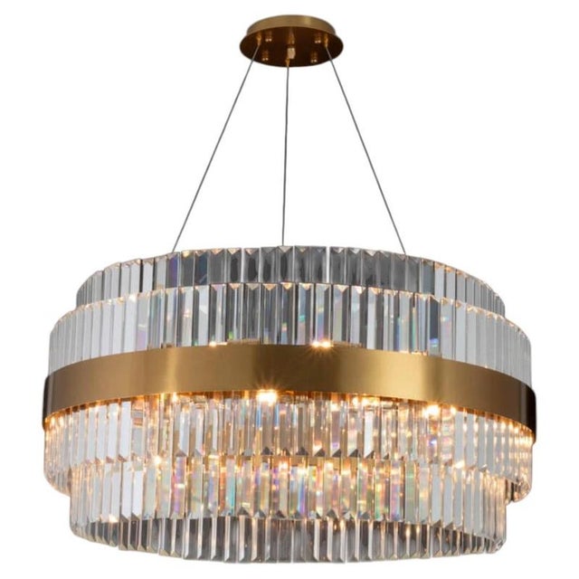 Collection Minerva Chandelier in Metal and Crystal by Jago For Sale - Image 17 of 17