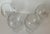 Rare stemware by Cartier. A frosted double blossom provides the stem for a classic cognac sniffer.