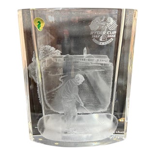 Rare Original Waterford Crystal Ryder Cup 2006 K Club Golf Trophy Award Vase For Sale
