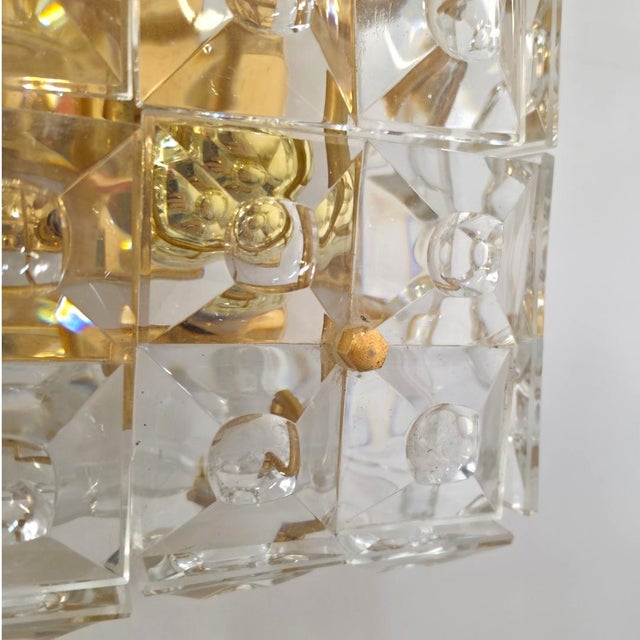 Ceiling Light in Glass from Kinkeldey, 1970s For Sale - Image 10 of 11