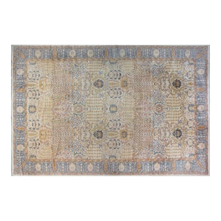 1920s Turkish Borlou Rug  Refined Floral Opulence from the Late 19th Century For Sale