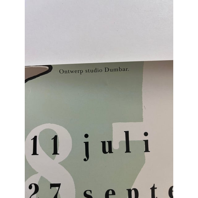 1990s Vintage Rijks Museum Amsterdam James Ensor Exhibition Poster For Sale - Image 4 of 6